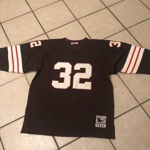 Mitchell and Ness 32 Brown Jersey- size 54